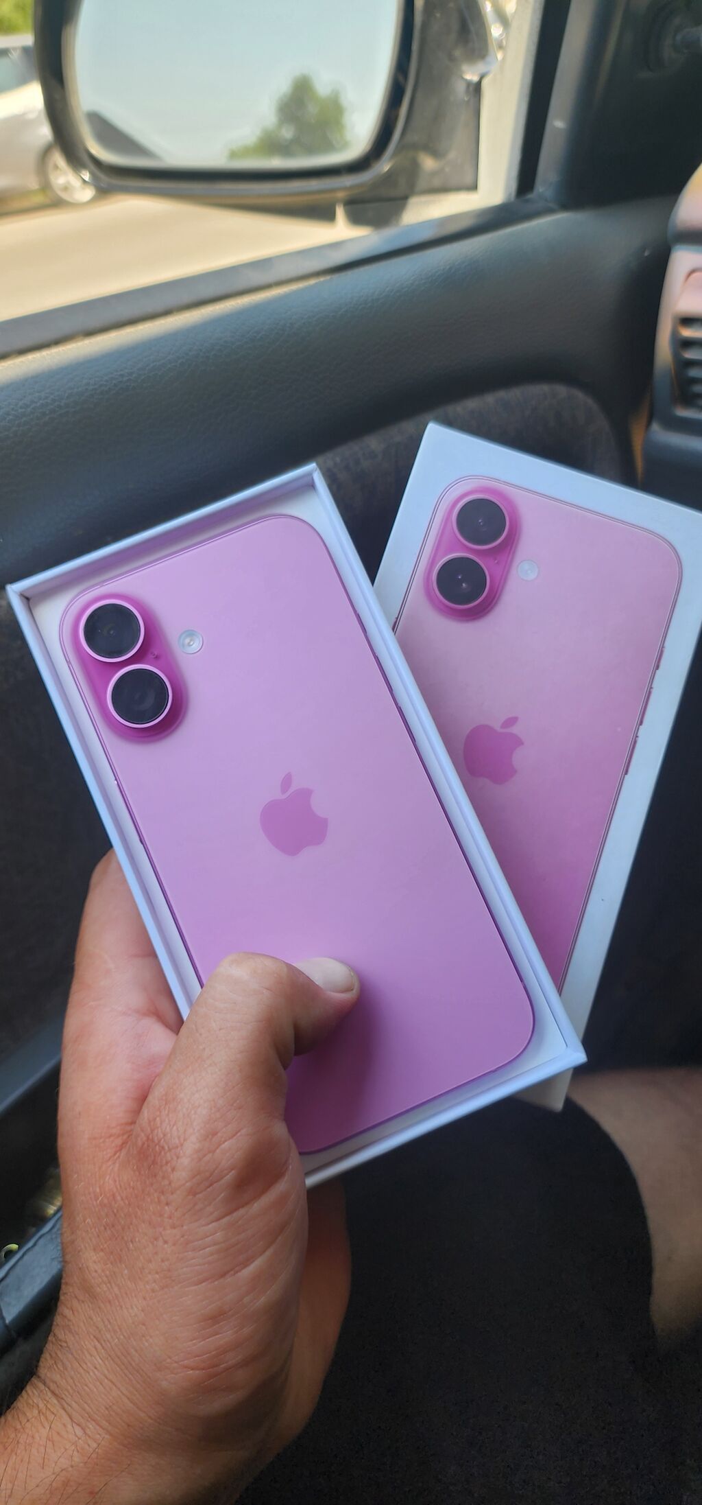 IPhone 16, Б/у, 256 ГБ, Розовый, Коробка, 100 % — фото 1