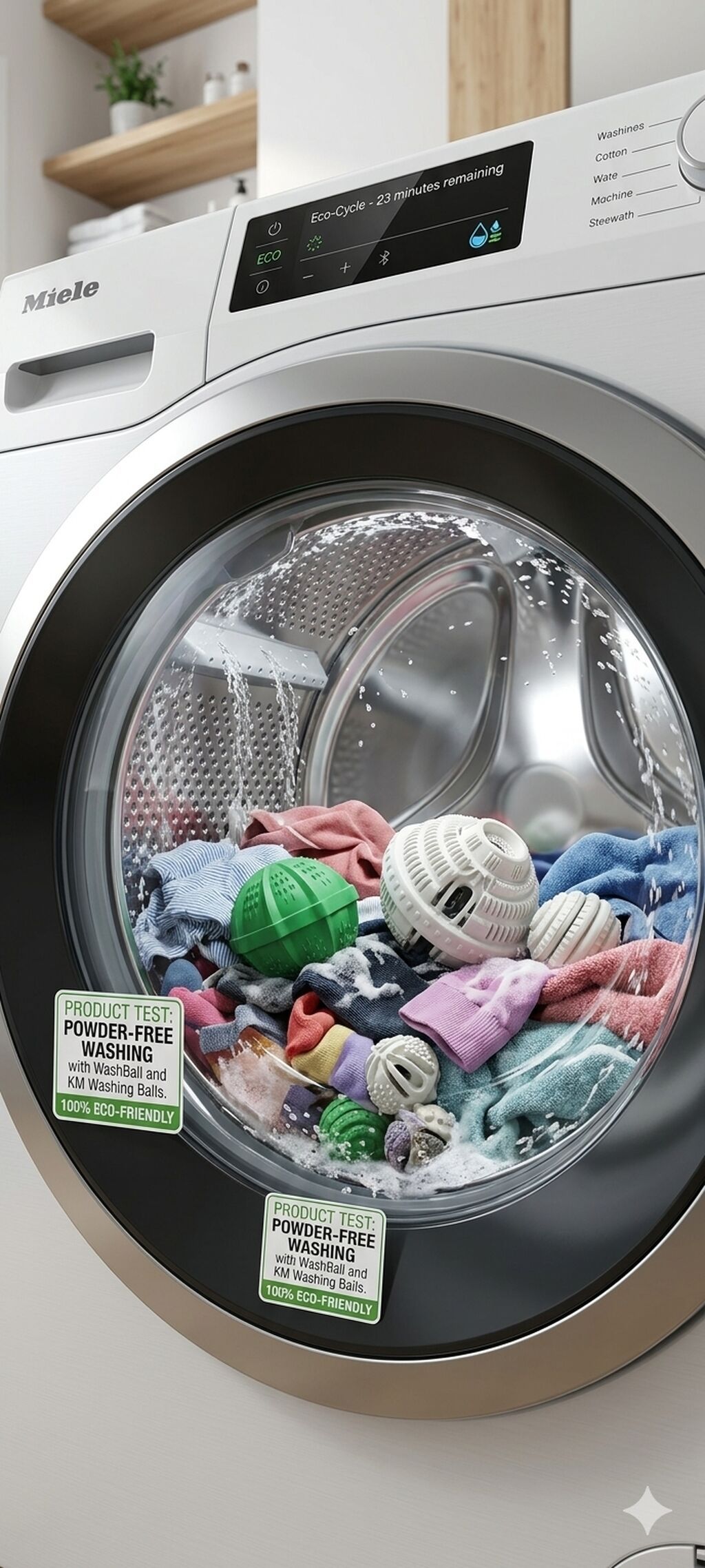 Многоразовые шары для стирки без порошка WashBall / KM Washing Ball -: фото 3
