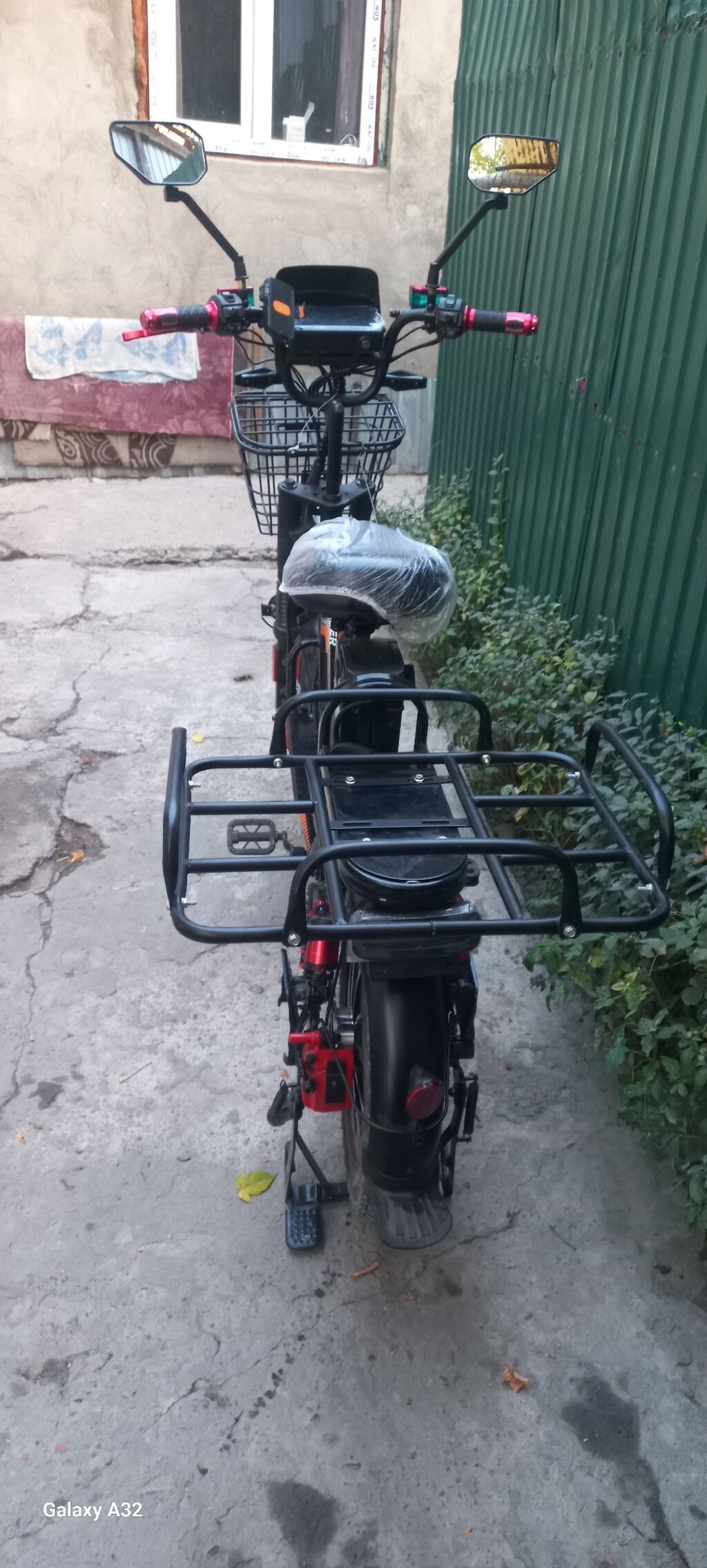 Электровелосипед/электроскутер городского типа с увеличенной грузовой: фото 2