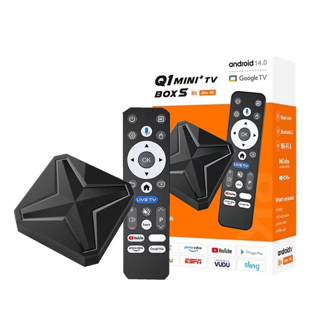 📺 Android TV Box Q1 Mini+: 2500 KGS Смарт ТВ приставки | Бишкек ...