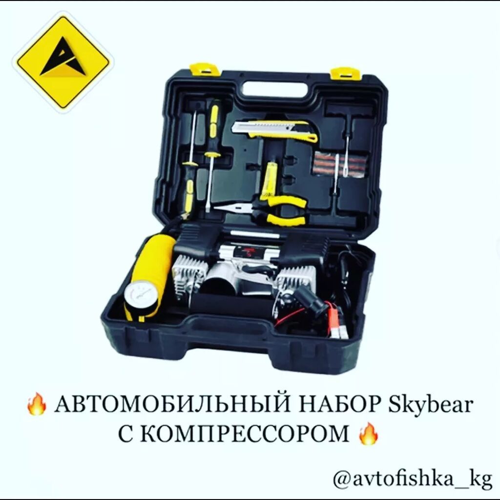 Насос компрессор автонасос Автомобильный двухпоршневой компрессор: фото 1