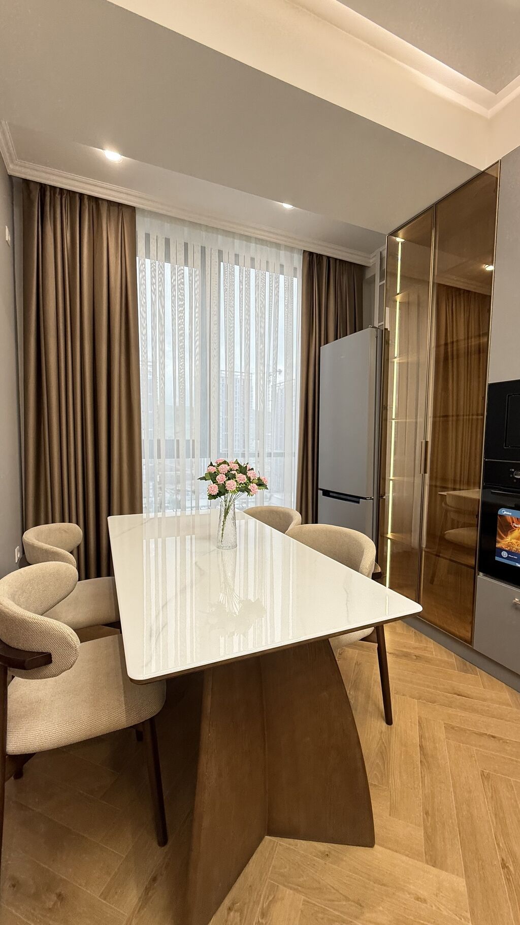 3 комнаты, 96 м², Асанбай мкр Элитка, 13 этаж, Дизайнерский ремонт: фото 7