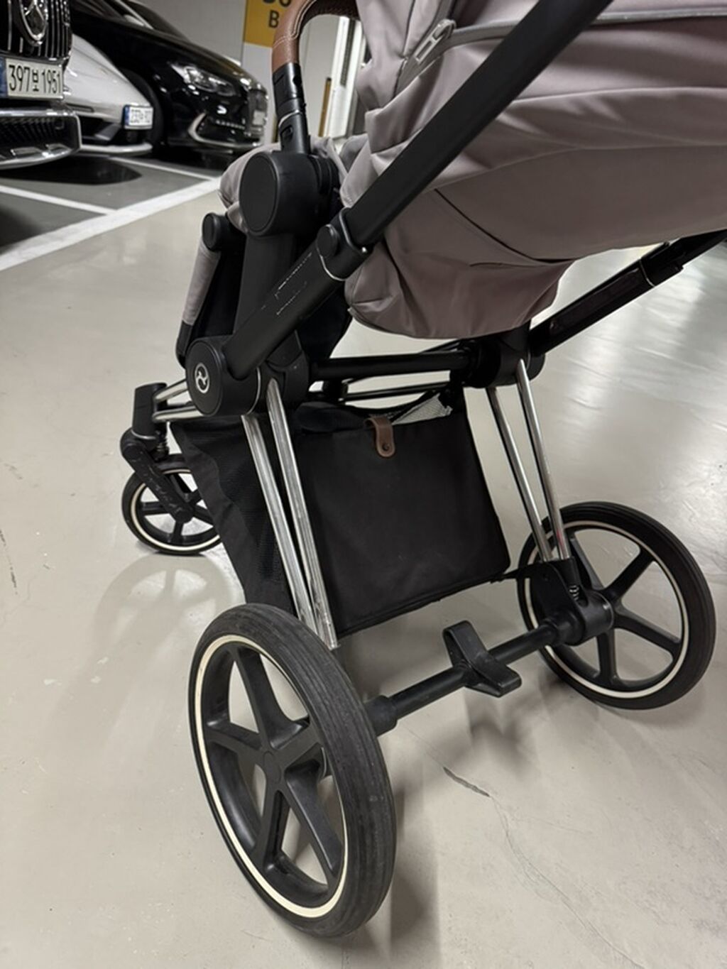 Прогулочная коляска Cybex Praim в фиолетового цвета. Состояние 10/10 В: фото 5