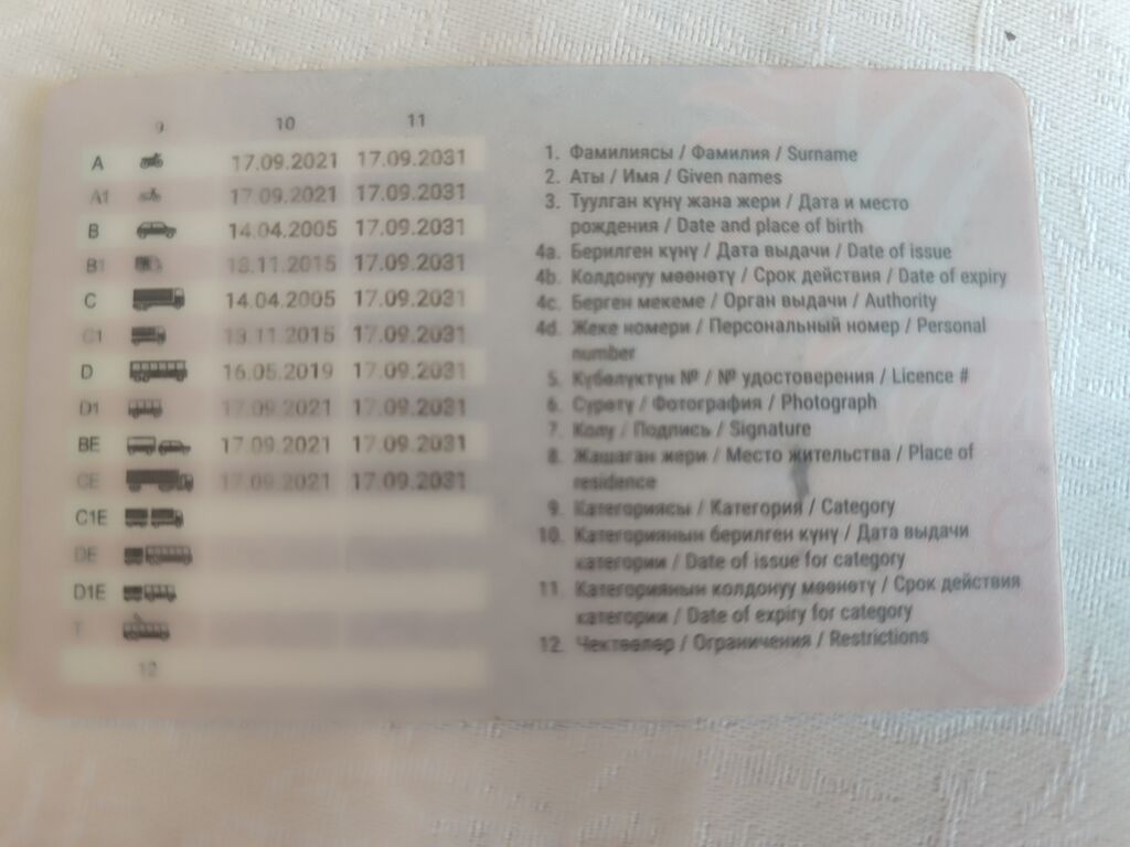 Ищу работу водителя. Легковой, Пассажирский, Грузовой: Договорная ᐈ Водители  такси | Токмок | 62117872 ➤ lalafo.kg