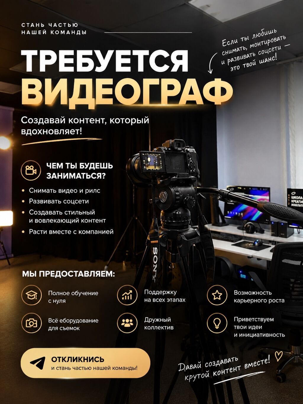 Видеограф в команду GRAND TOURISM