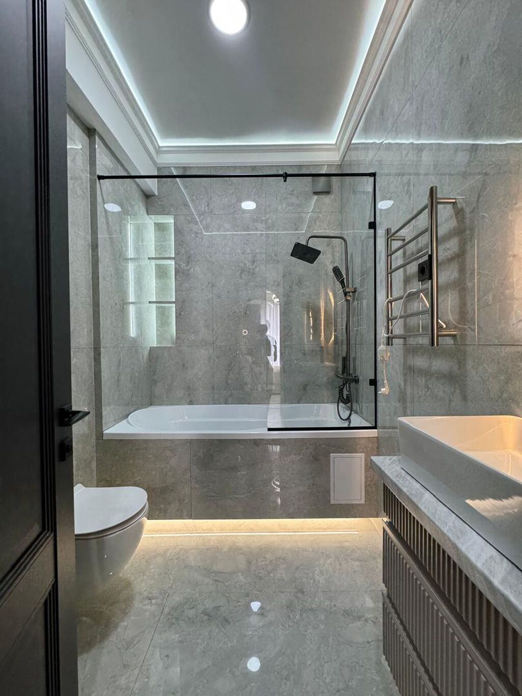 3 комнаты, 116 м², Асанбай мкр Элитка, 13 этаж, Евроремонт: фото 7