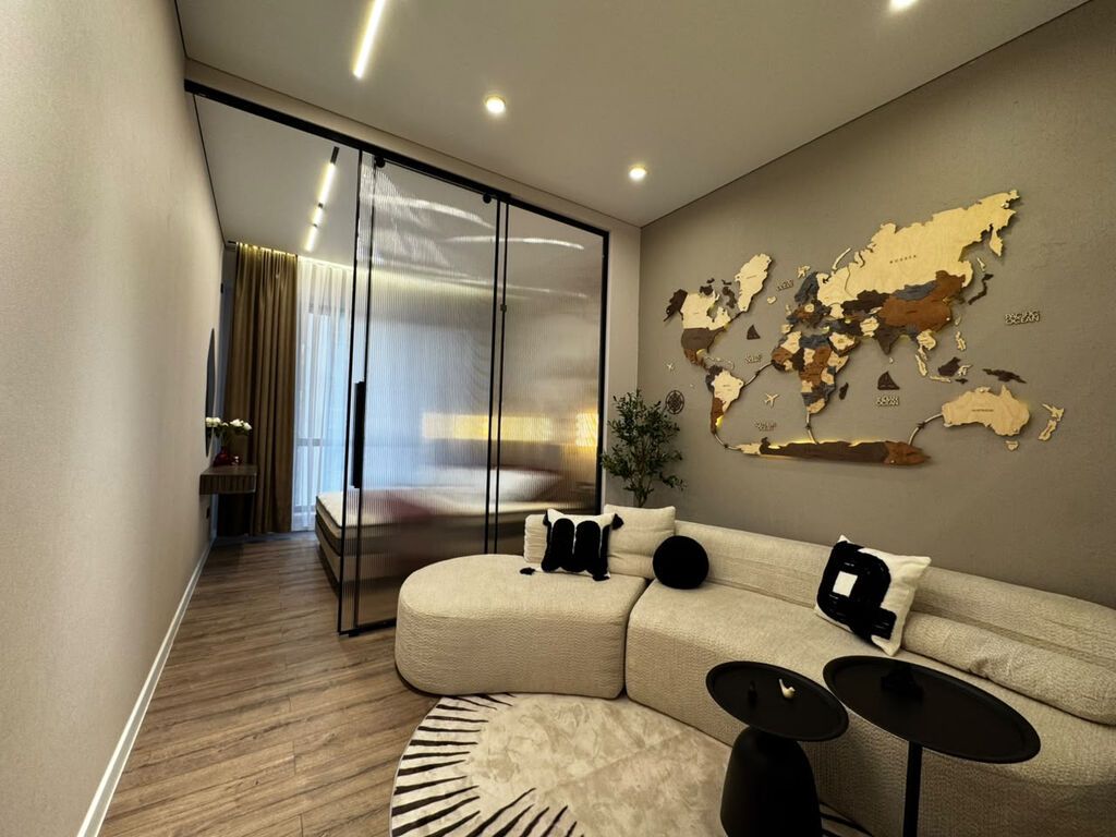 2 комнаты, 55 м², Асанбай мкр Элитка, 5 этаж, Дизайнерский ремонт: фото 8