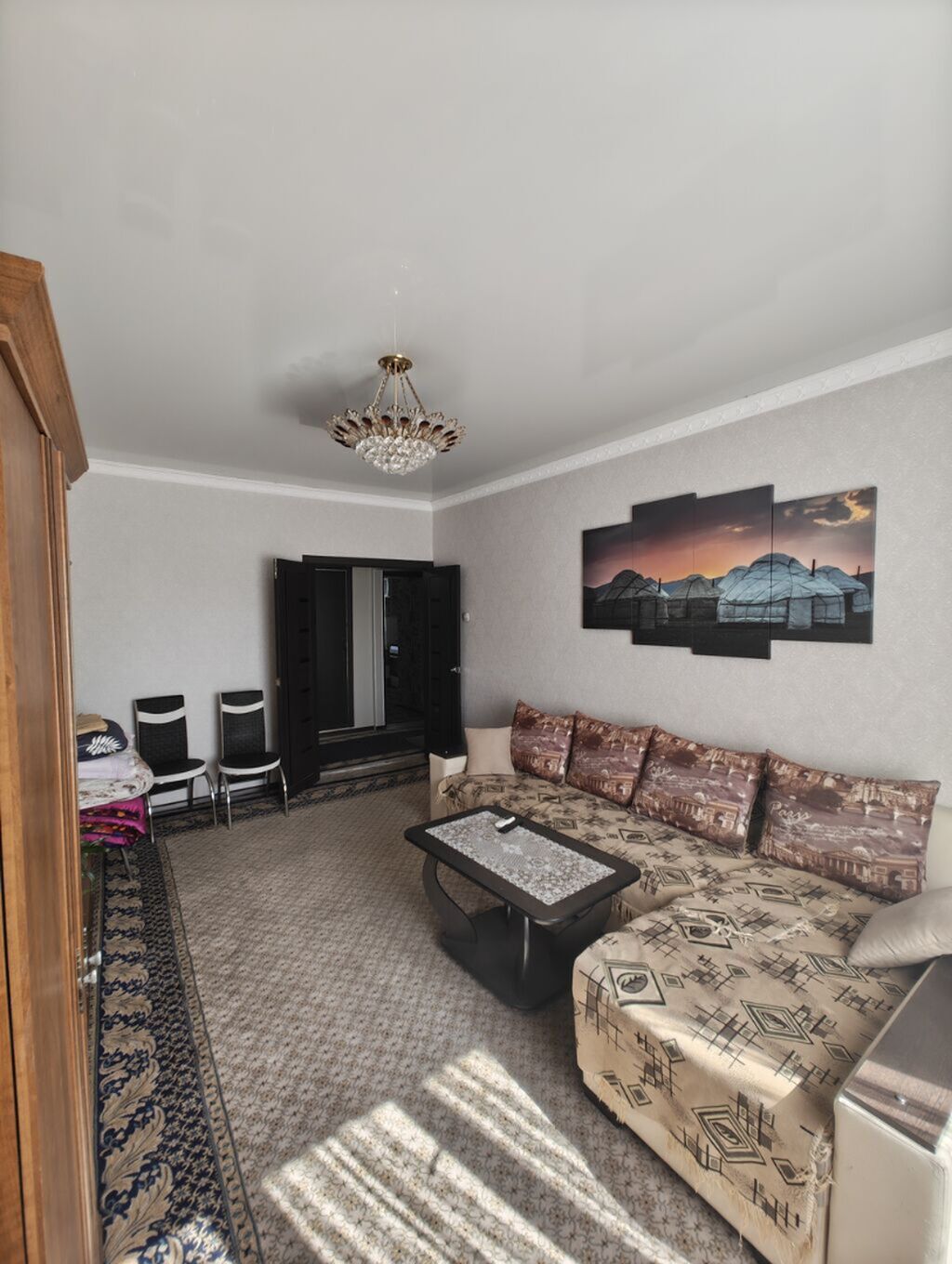 2 комнаты, 50 м², Аламедин-1 мкр 105 серия, 5 этаж, Свежий ремонт: фото 2