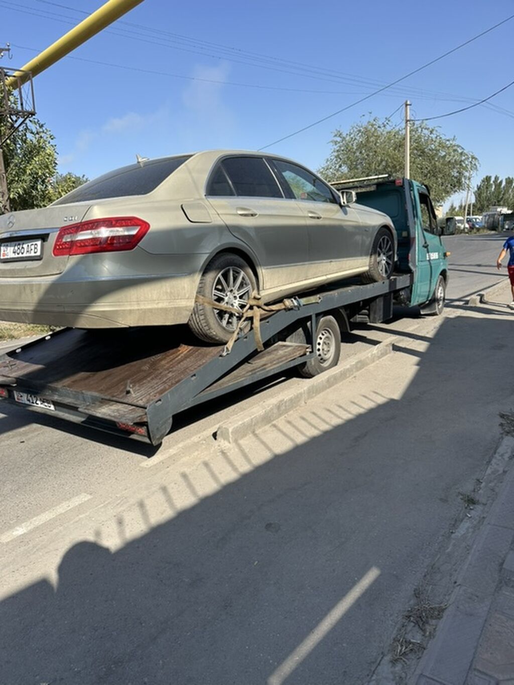 С лебедкой