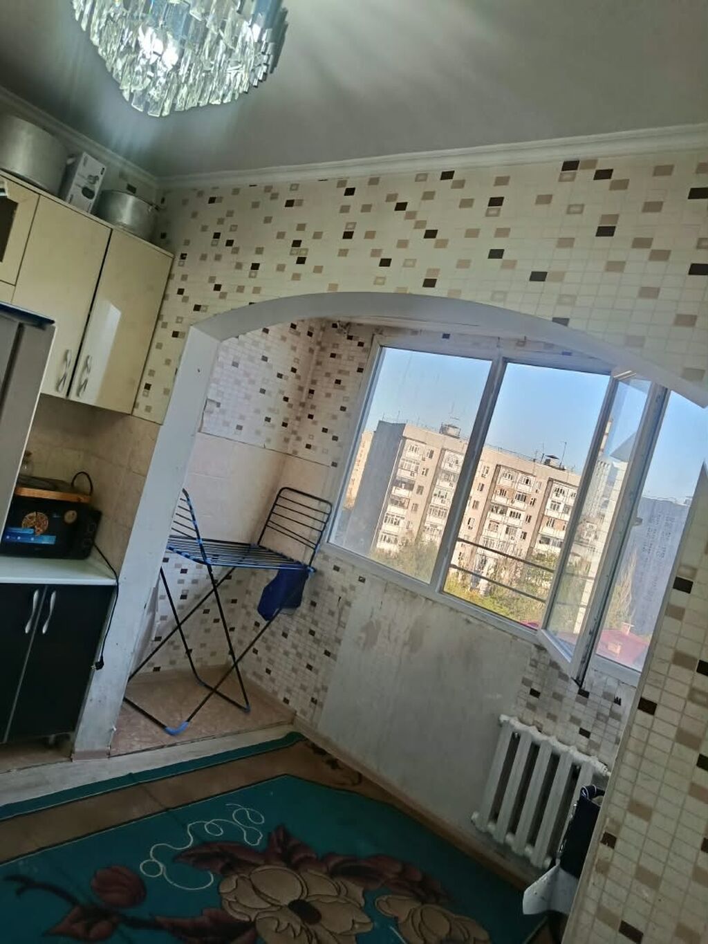 1 комната, 44 м², Восток-5 мкр 106 серия улучшенная, 8 этаж, Евроремонт: фото 2