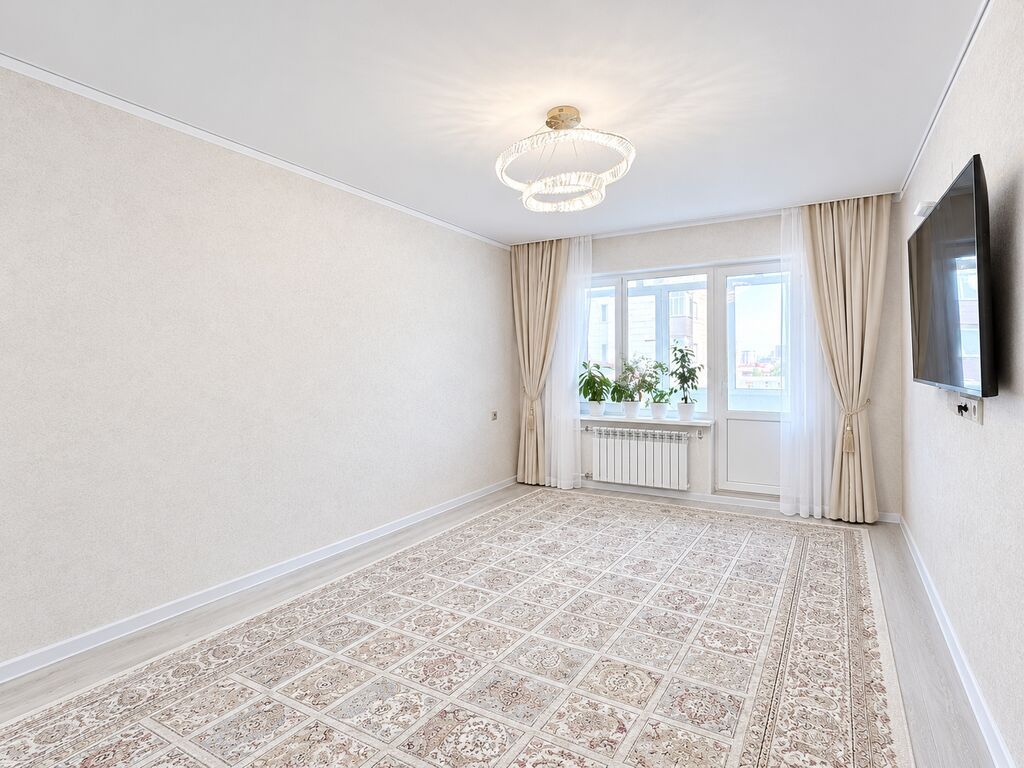 3 комнаты, 80 м², Средний Джал 105 серия, 5 этаж, Евроремонт: фото 2