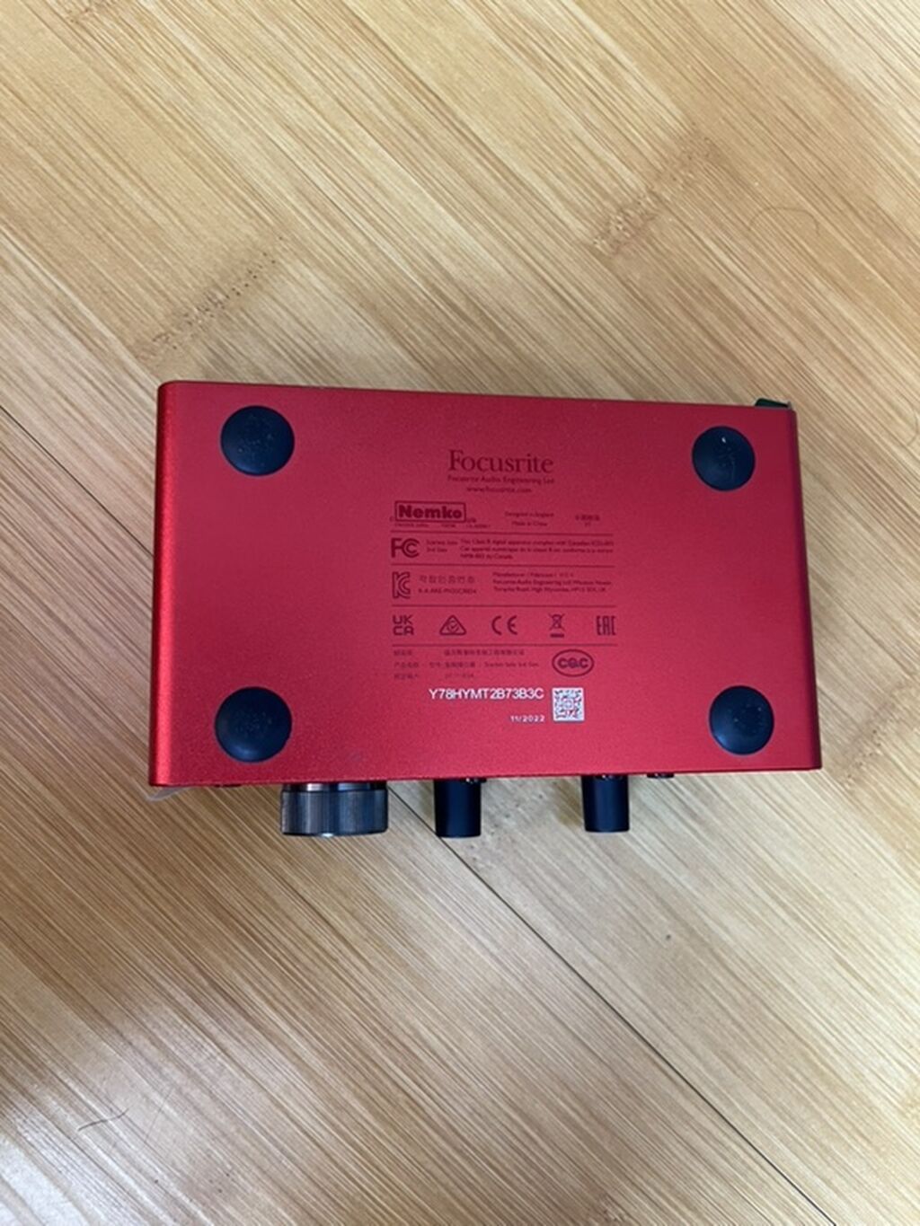 Звуковая карта Focusrite Scarlett Solo 3rd Gen КОРОБКИ НЕТ (Только: фото 4