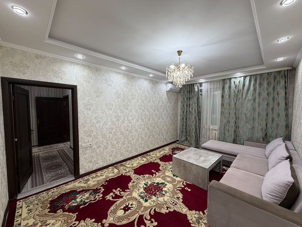 2 комнаты, 55 м², Средний Джал 106 серия улучшенная, 1 этаж, Евроремонт: фото 2