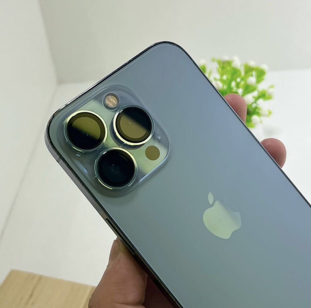IPhone 13 Pro, Б/у, 512 ГБ, Pacific Blue, Чехол, 93 %: фото 5