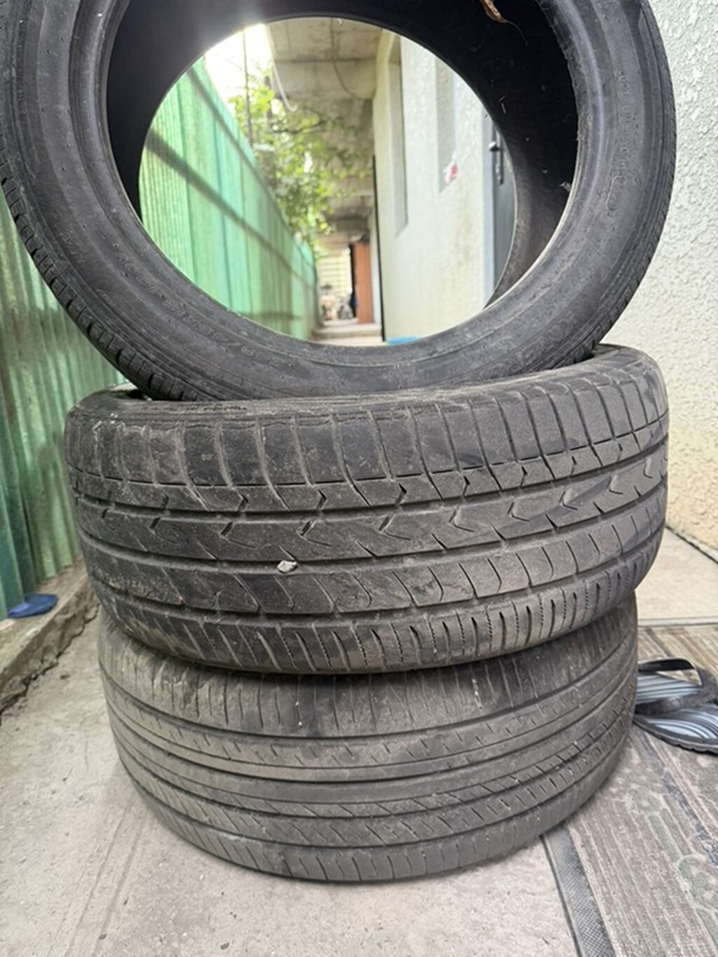 Шины R 18, Лето, Б/у, Комплект, Легковые, Hankook: фото 1