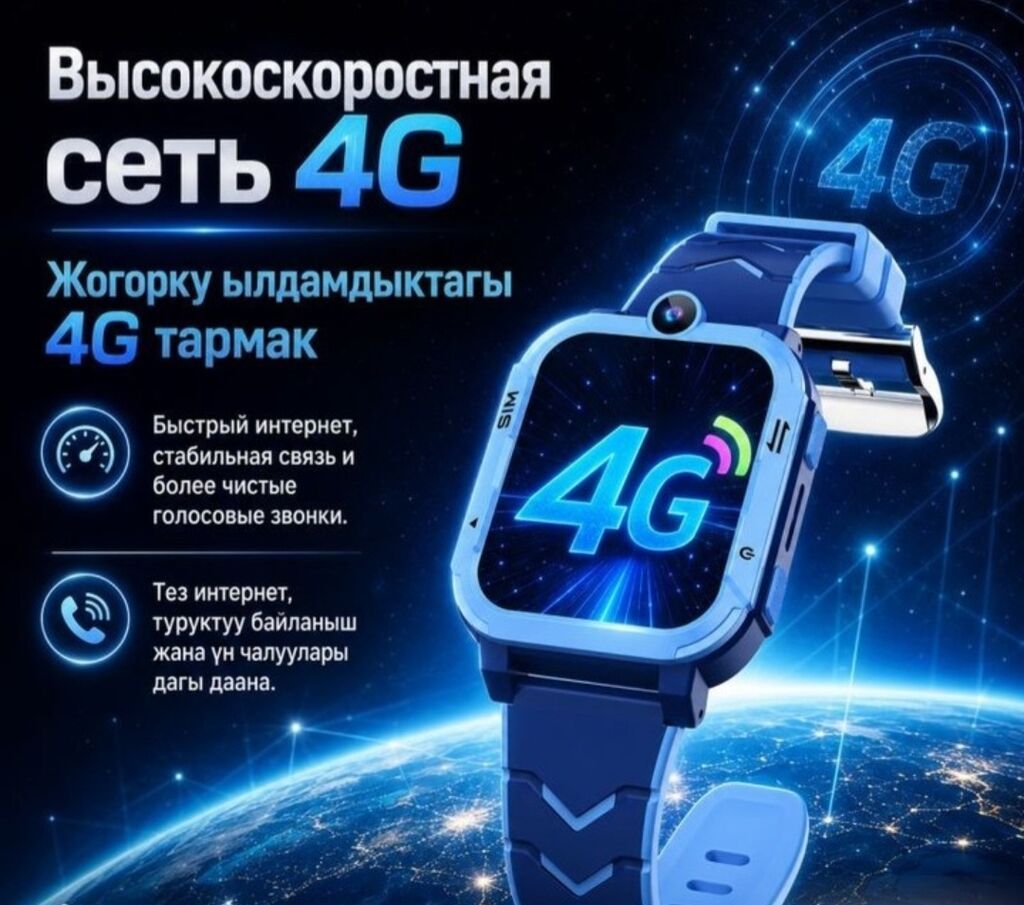Детские смарт-часы с 4G, видеосвязью и GPS Основные возможности: -: фото 6