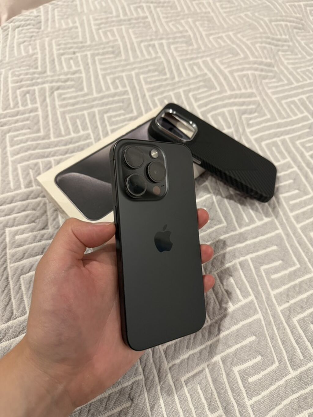 IPhone 15 Pro 256гб Не вскрытый 100%, акб родной 79% — фото 1