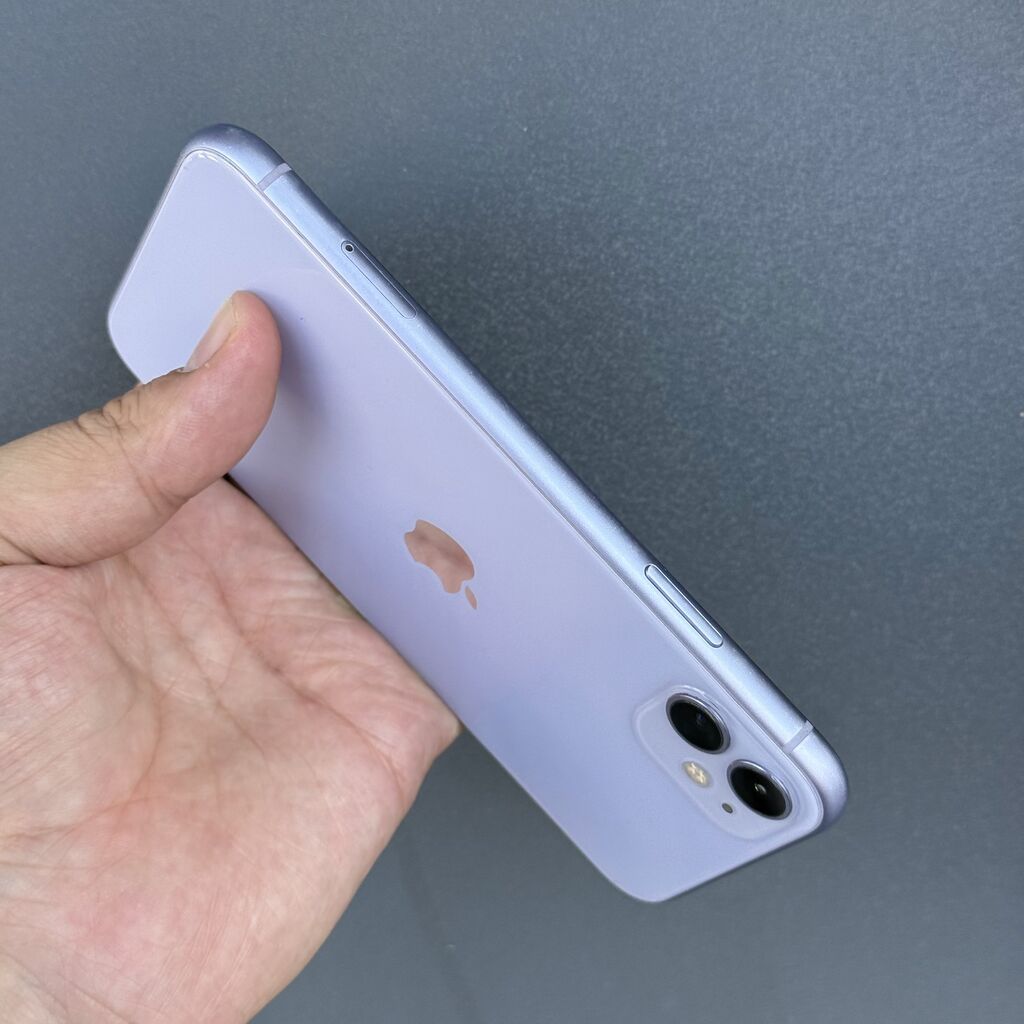 IPhone 11, Б/у, 128 ГБ, Синий, Кабель, 100 %: фото 8