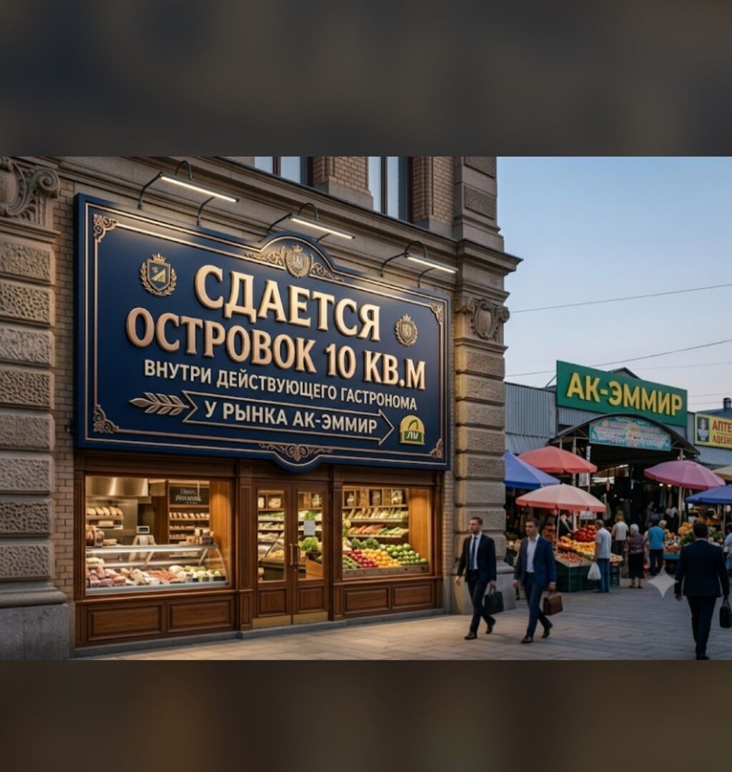Торговое место, Отдельностоящий магазин, 10 м² С ремонтом
