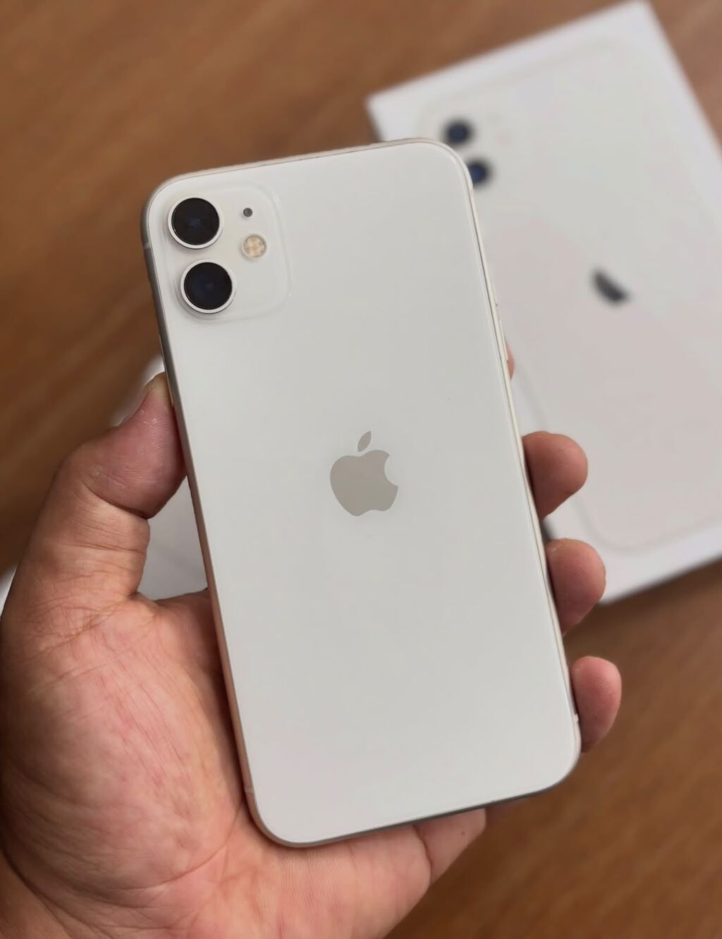 IPhone 11, 128 GB, Ağ, Zəmanət, Face ID, Sənədlərlə