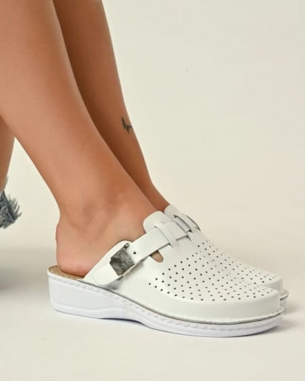 Papuče: Papuče 39, bоја - Bela