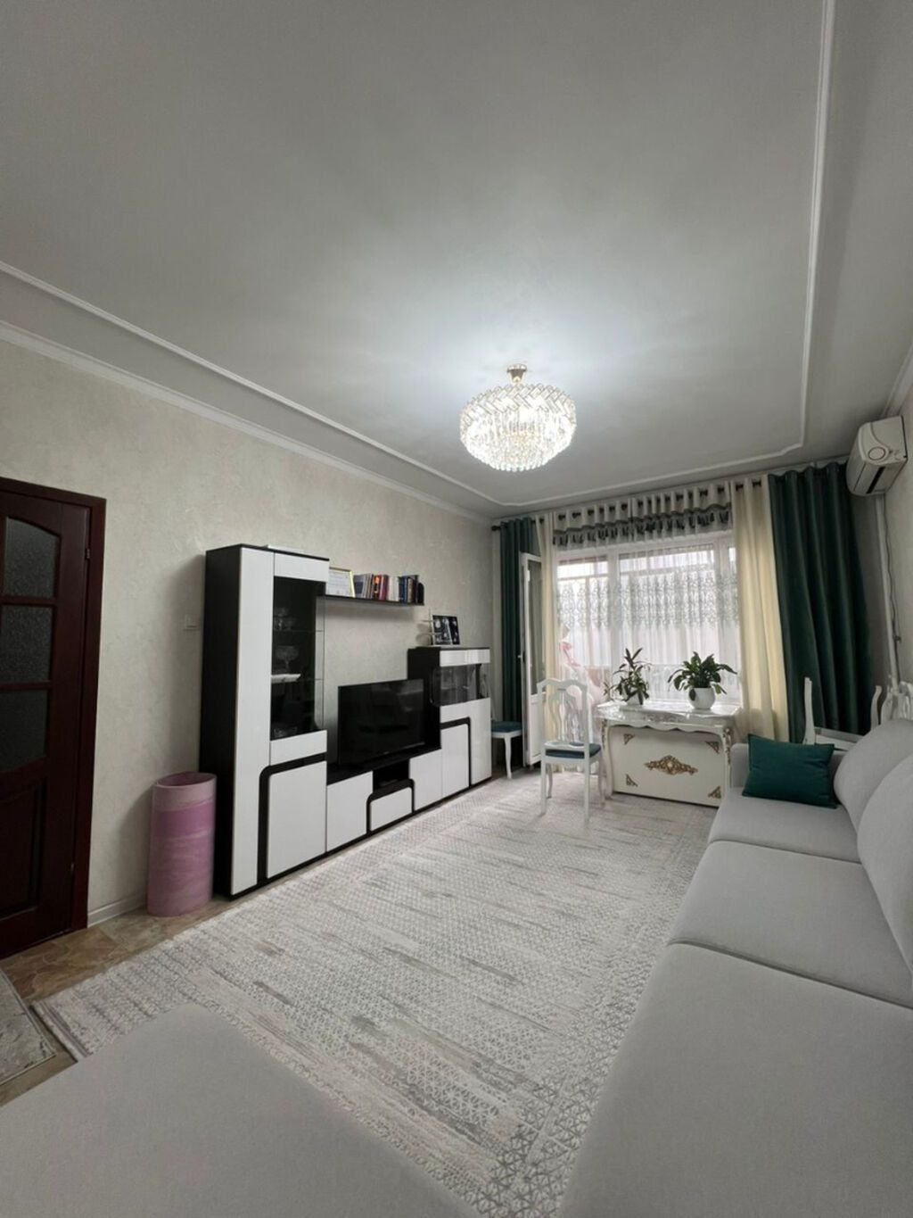 3 комнаты, 66 м², Аламедин-1 мкр 105 серия, 1 этаж, Евроремонт: фото 3