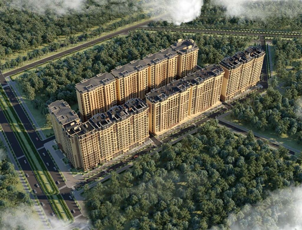 2 комнаты, 78 м², Асанбай мкр Элитка, 5 этаж, ПСО (под самоотделку): фото 2