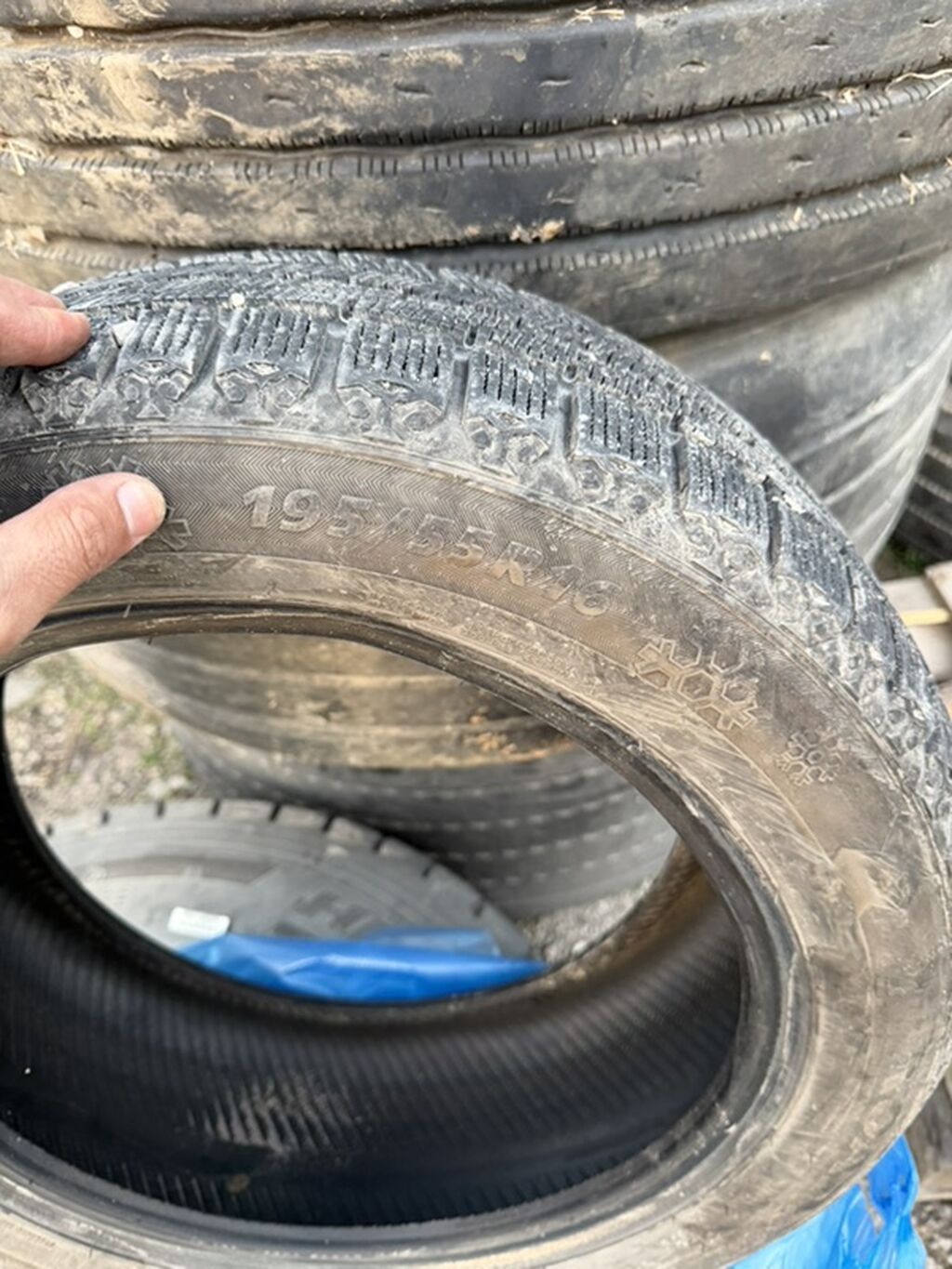 Шины 195 / 55 / R 16, Зима, Б/у, Комплект, Легковые, Китай, RoadX: фото 2