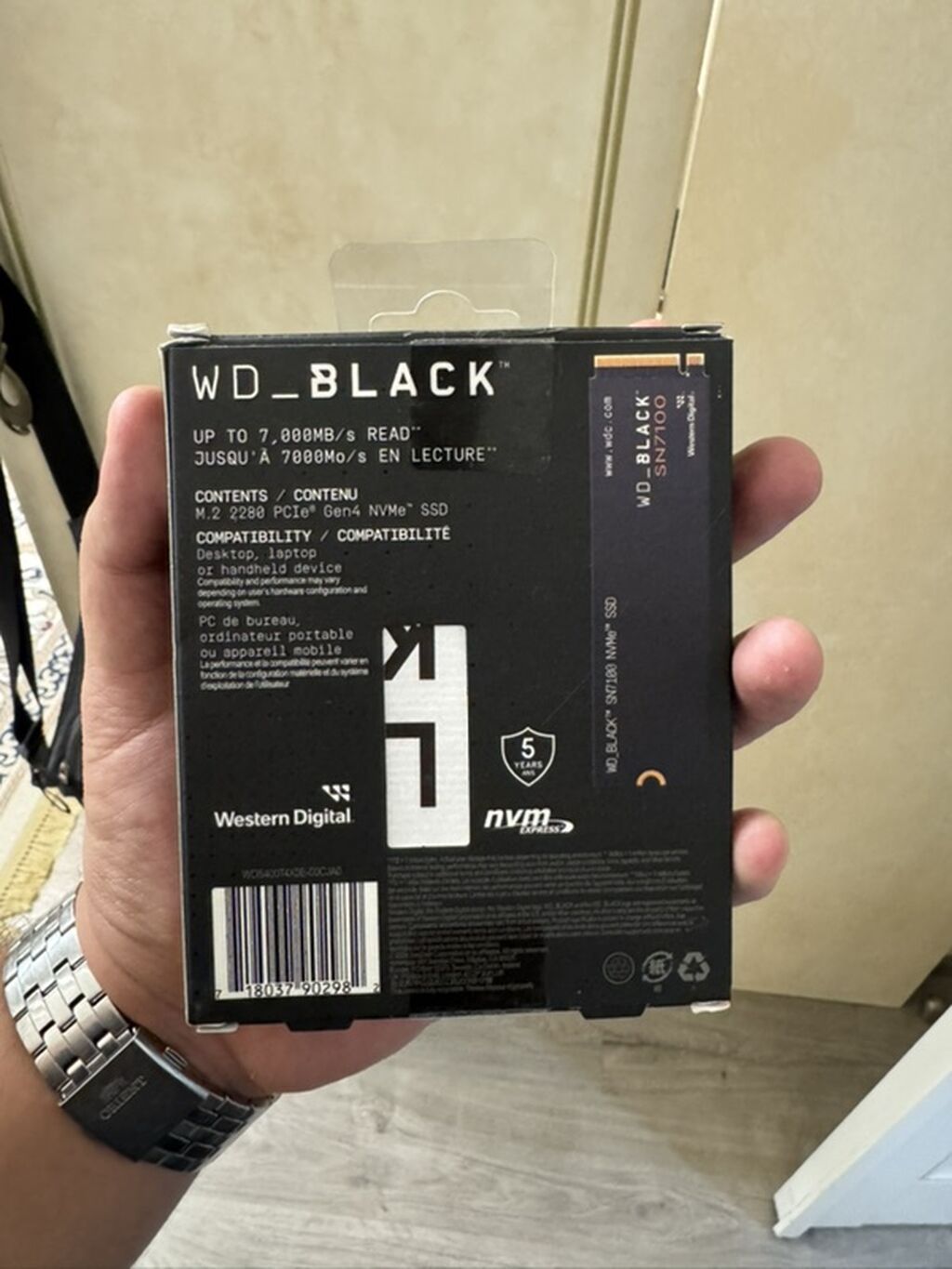 SSD 4TB WD_BLACK SN7100 — высокоскоростной NVMe SSD для игр и: фото 2