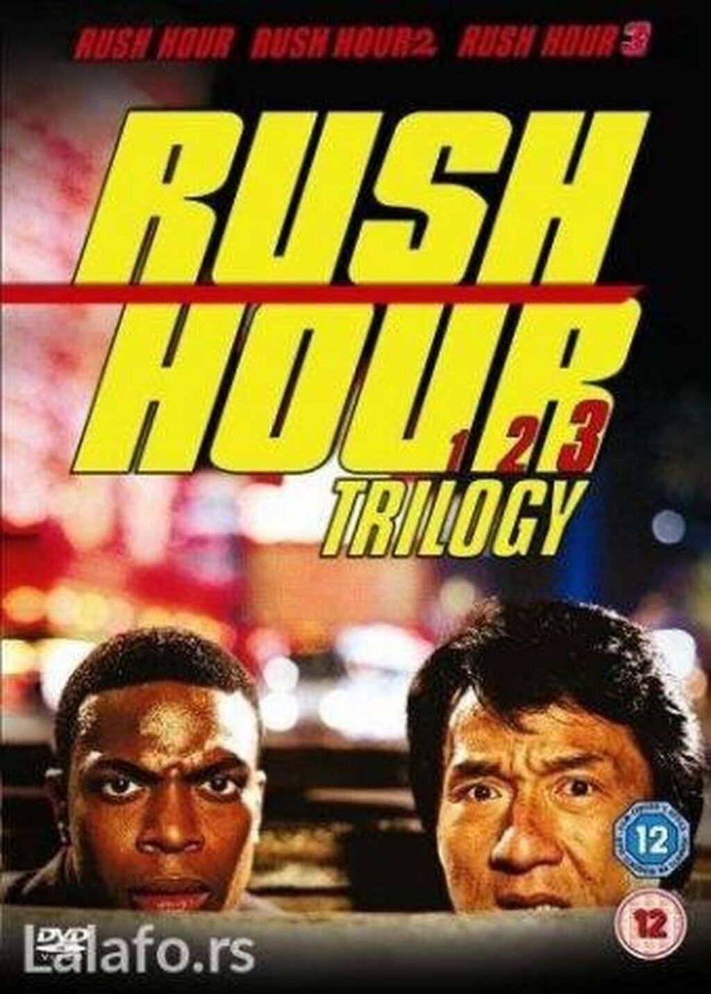 Kasete, CD i DVD: Gas do daske [Rush Hour] kolekcija [3 filma, sa prevodom] Sva 3