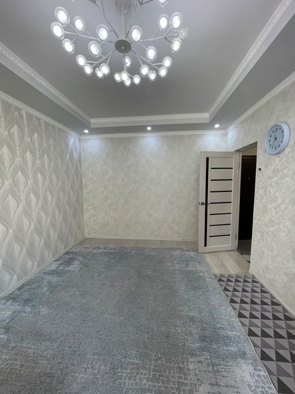 1 комната, 45 м², Пишпек 106 серия улучшенная, 8 этаж, Евроремонт: фото 6
