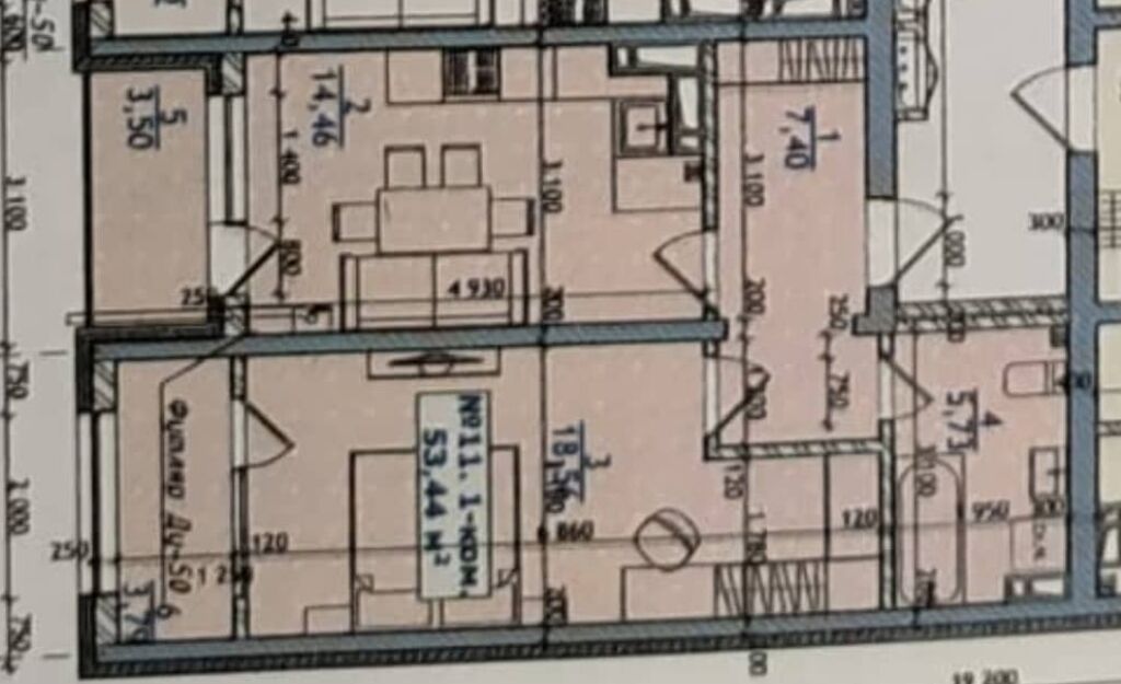 1 комната, 52 м², Кок-Жар мкр Элитка, 1 этаж: фото 2