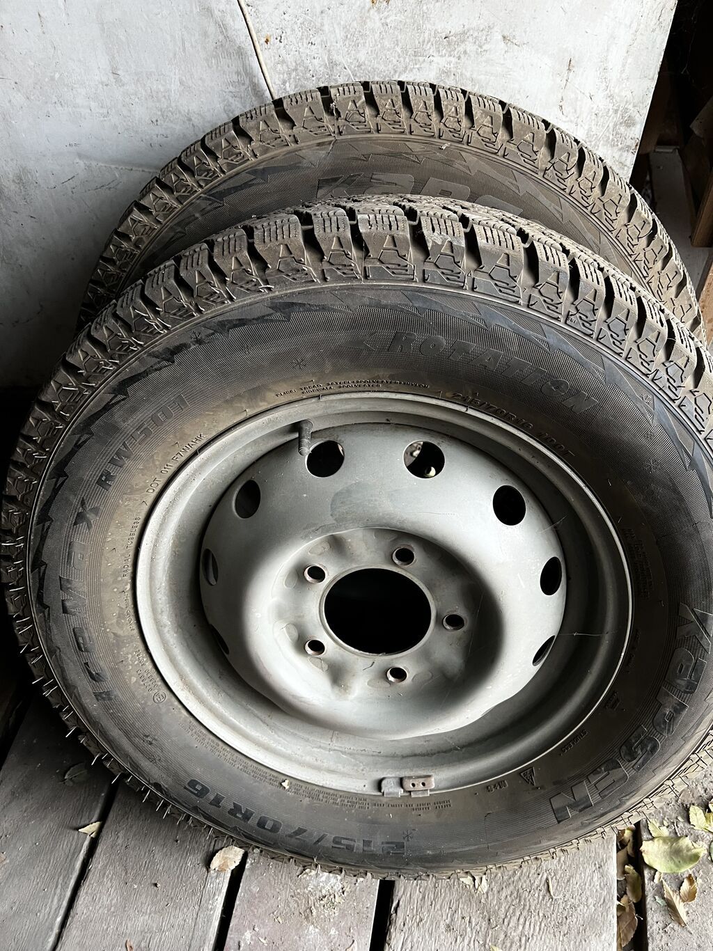 Колеса в сборе 215 / 70 / R 16, Зима, Новый, Комплект, Легковые, Железные, отверстий - 5: фото 7