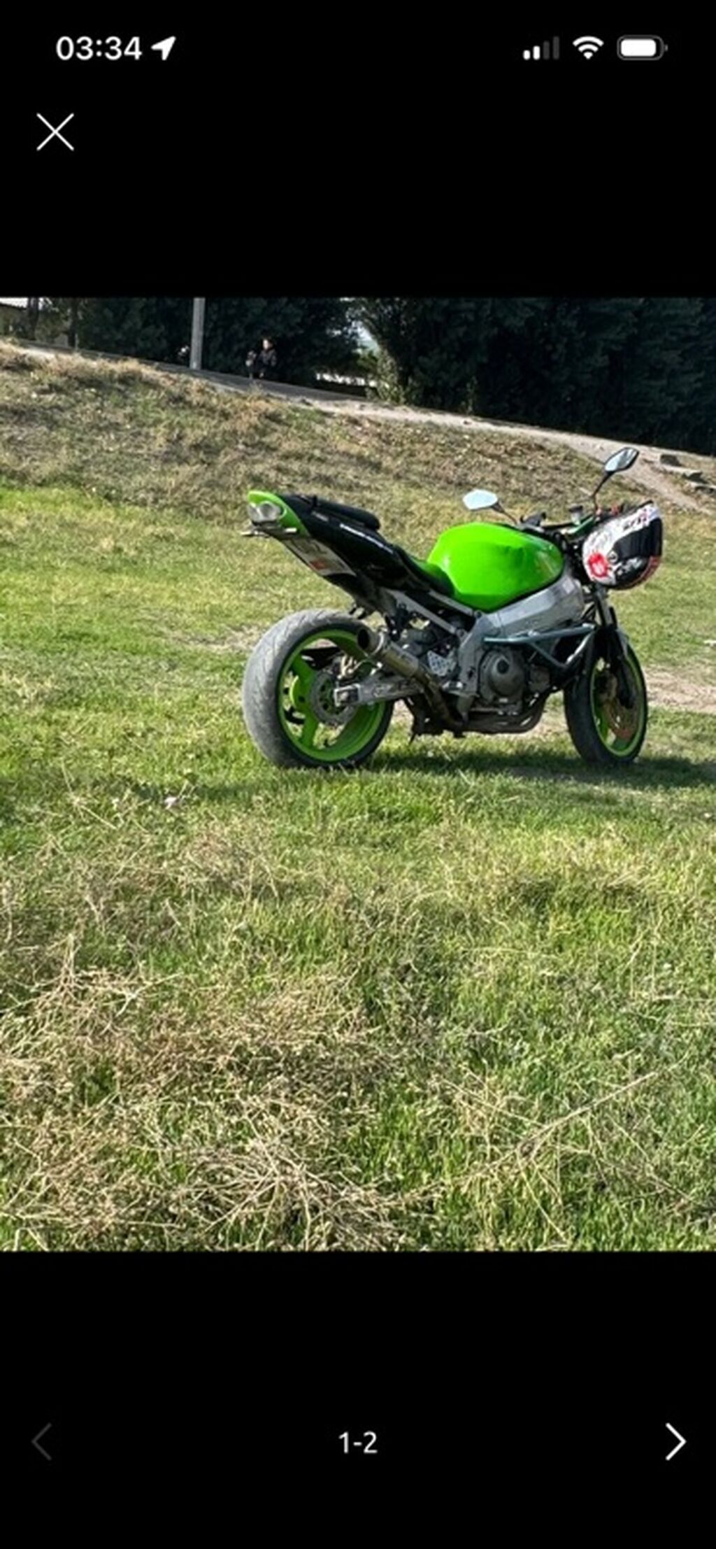 Спортбайк Kawasaki, 1000 куб. см, Бензин, Взрослый, Б/у — фото 2