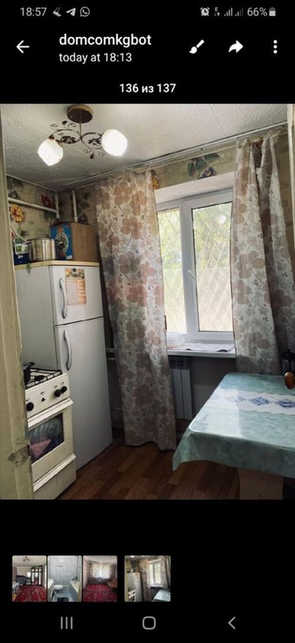 1 комната, ТЭЦ Собственник, Семейным, от 1 года, С мебелью полностью: фото 2