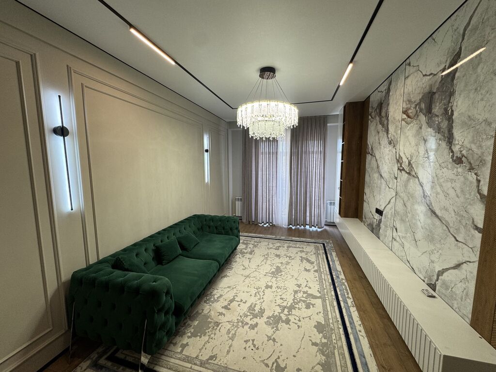 2 комнаты, 78 м², Асанбай мкр Элитка, 13 этаж, Свежий ремонт: фото 3