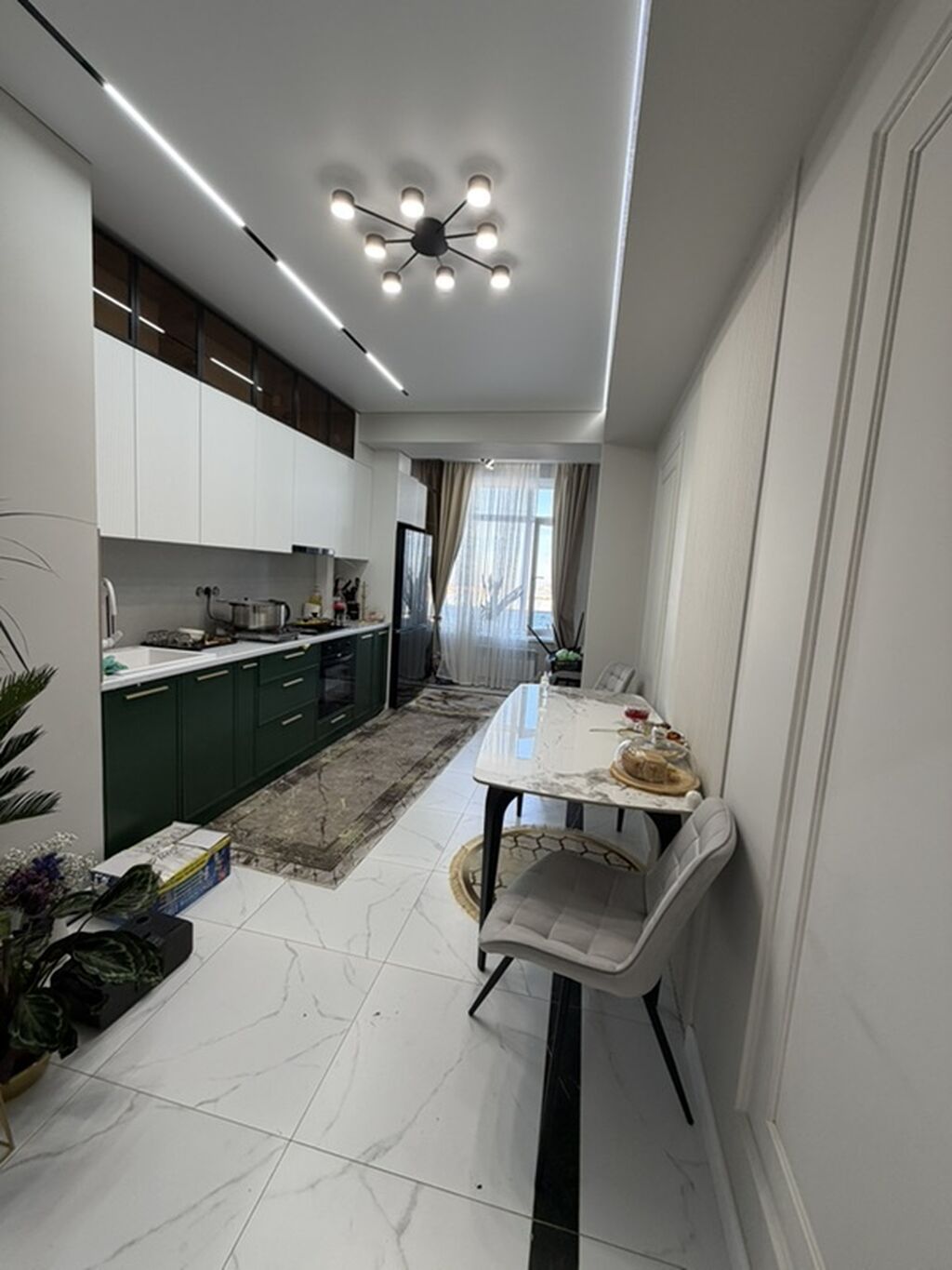 3 комнаты, 88 м², Тунгуч мкр 4 этаж, Дизайнерский ремонт: фото 3