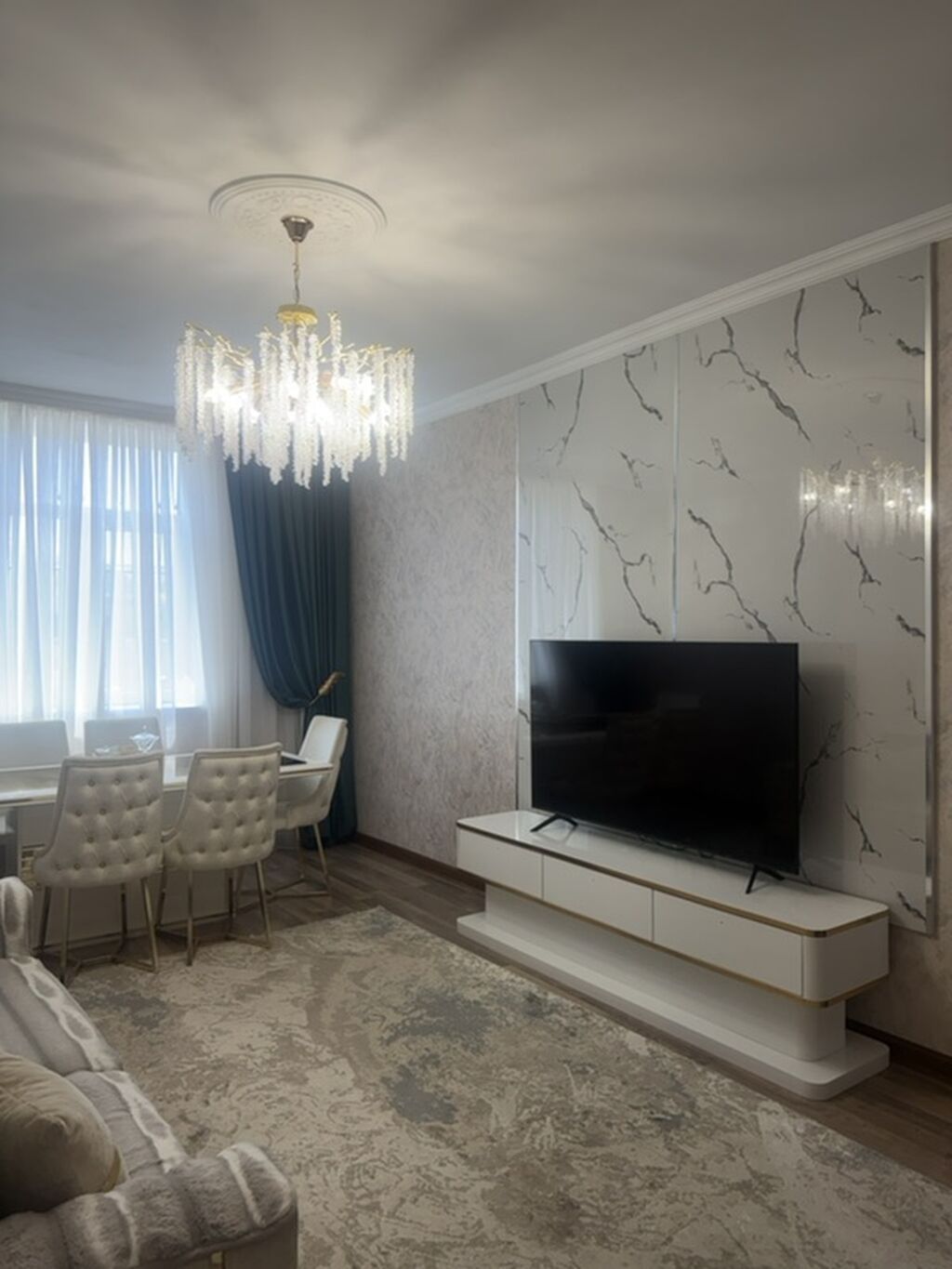 4 otaqlı, 96 kv. m, Kredit yoxdur, Yeni təmirli