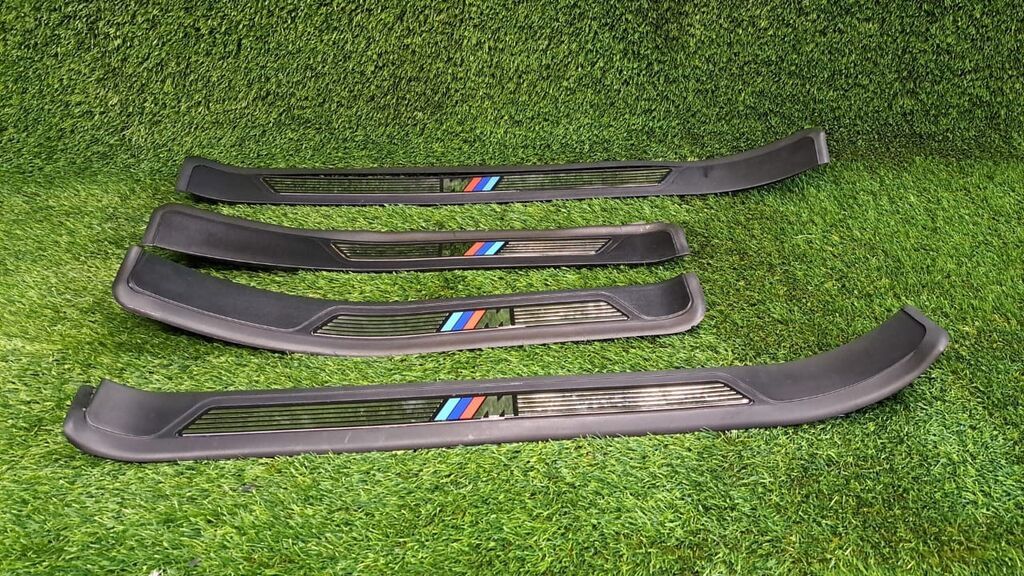 Декоративные накладки На пороги, Пластик, BMW, 2002 г., Б/у, Самовывоз, Платная доставка: фото 3