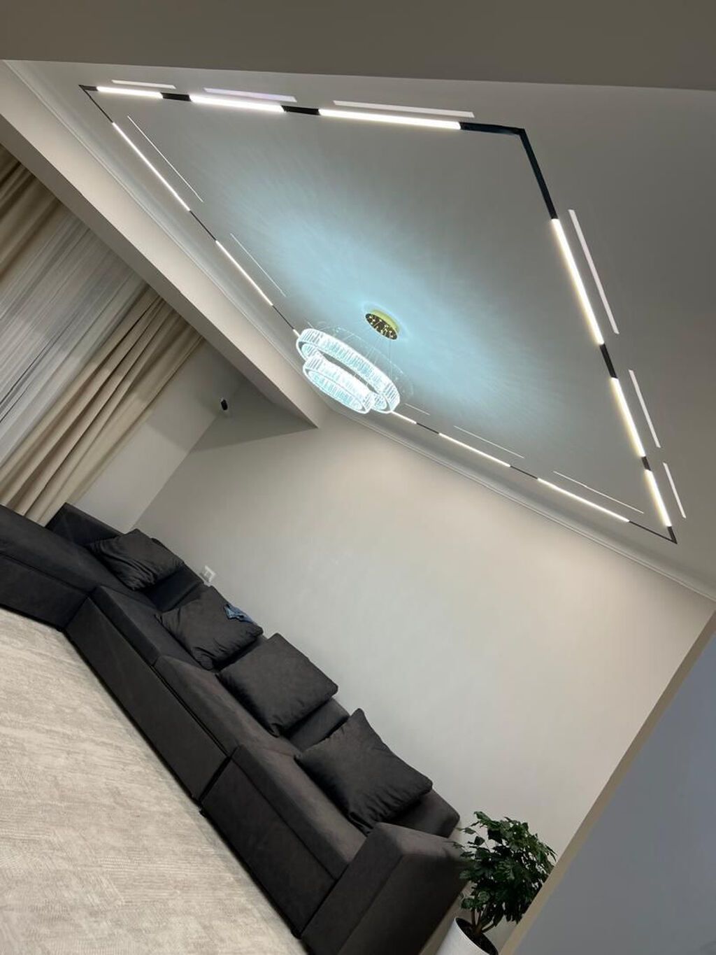 3 комнаты, 90 м², Асанбай мкр Элитка, 3 этаж, Дизайнерский ремонт: фото 5