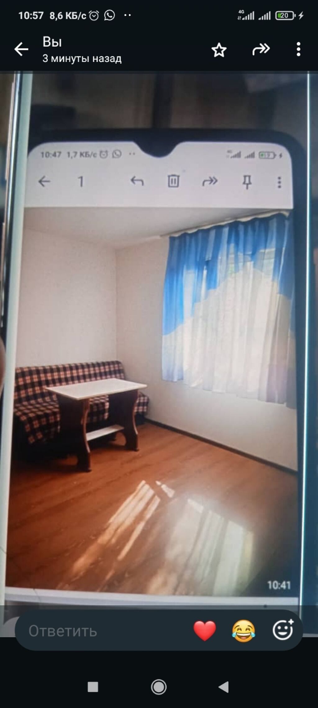 55 м², 3 комнаты, Золотой квадрат, Можно с животными: фото 2