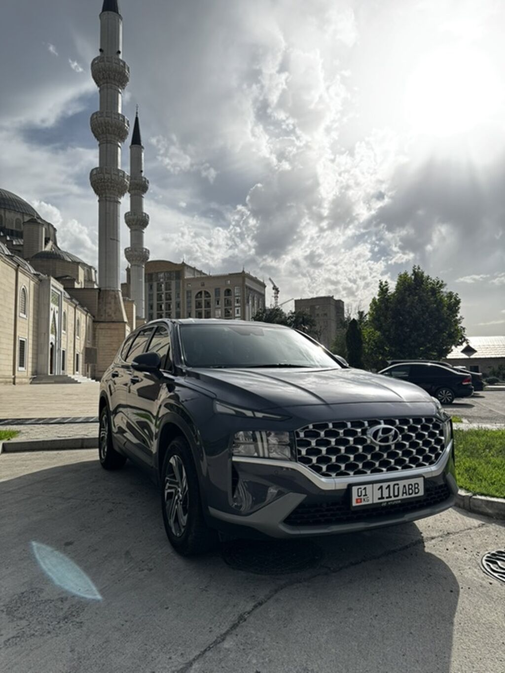 Hyundai Santa Fe: 2021 г., 2.2 л, Автомат, Дизель, Кроссовер: фото 4