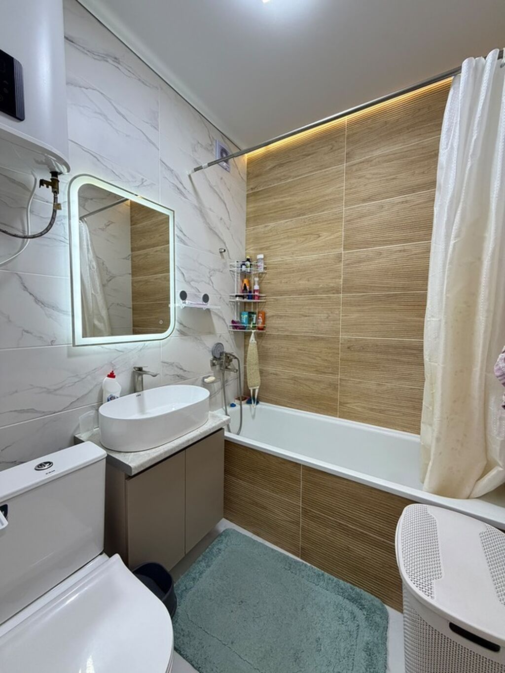 1 комната, 52 м², Ала-Арча ТРЦ 108 серия, 1 этаж, Косметический ремонт: фото 8