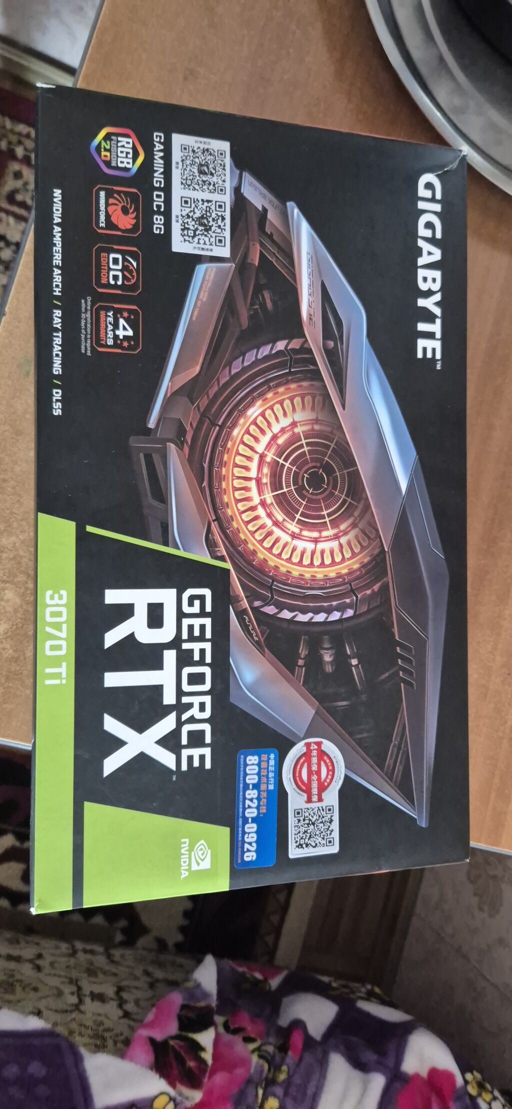 Видеокарта для ПК, Б/у, Gigabyte, GeForce RTX, 8 ГБ: фото 2