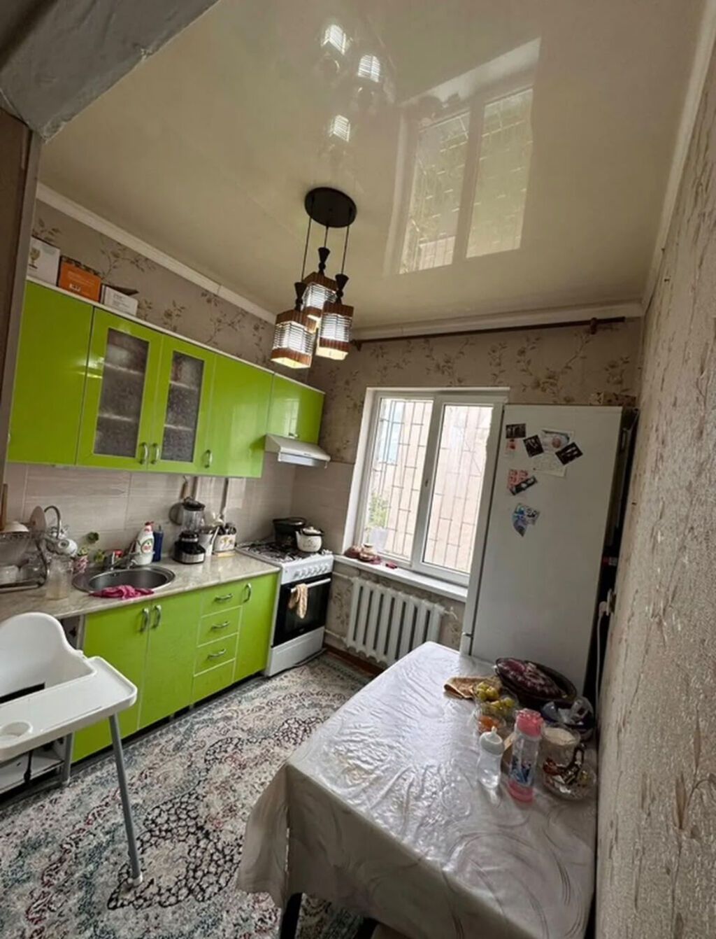 3 комнаты, 60 м², Аламединский рынок / базар 105 серия, 5 этаж, Свежий ремонт: фото 4