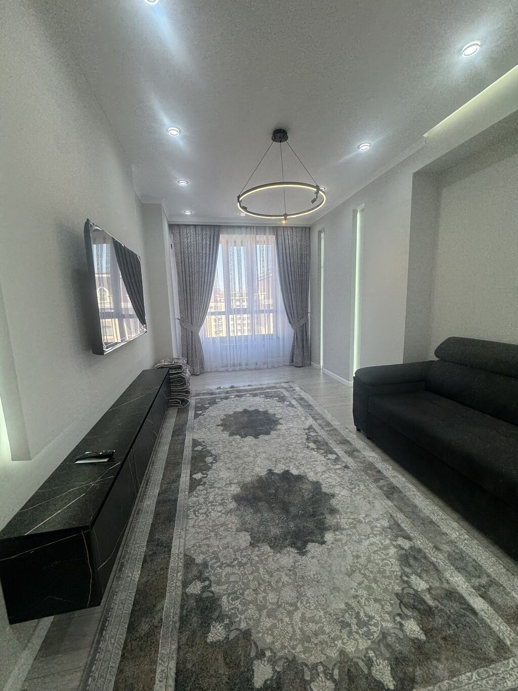2 комнаты, 77 м², Асанбай мкр Элитка, 13 этаж, Евроремонт: фото 2