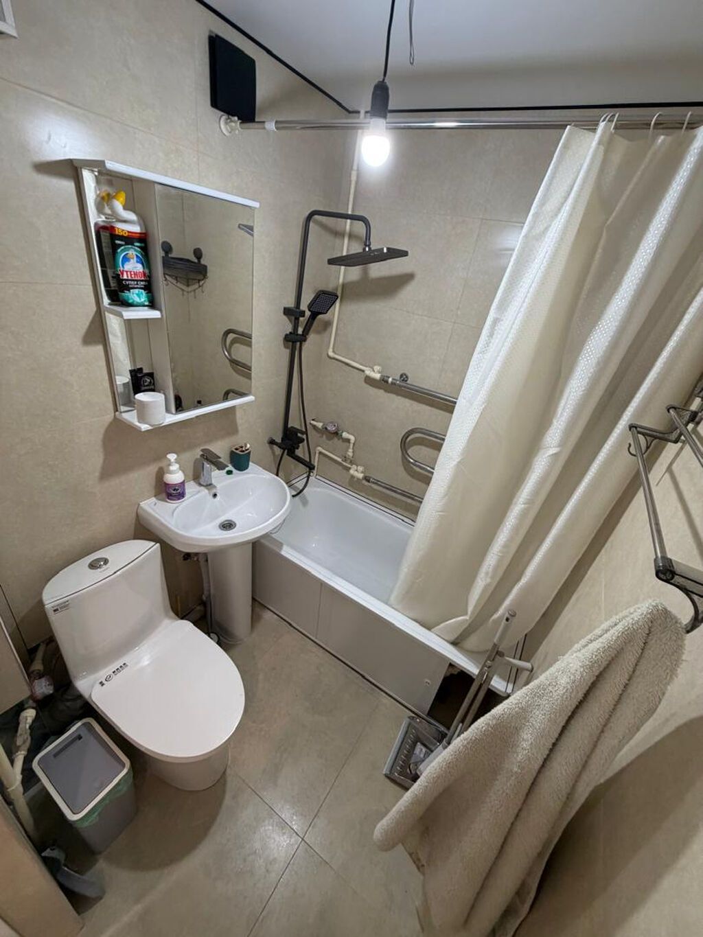 2 комнаты, 46 м², ул. Алматинка / Чуй Хрущевка, 3 этаж, Свежий ремонт: фото 6