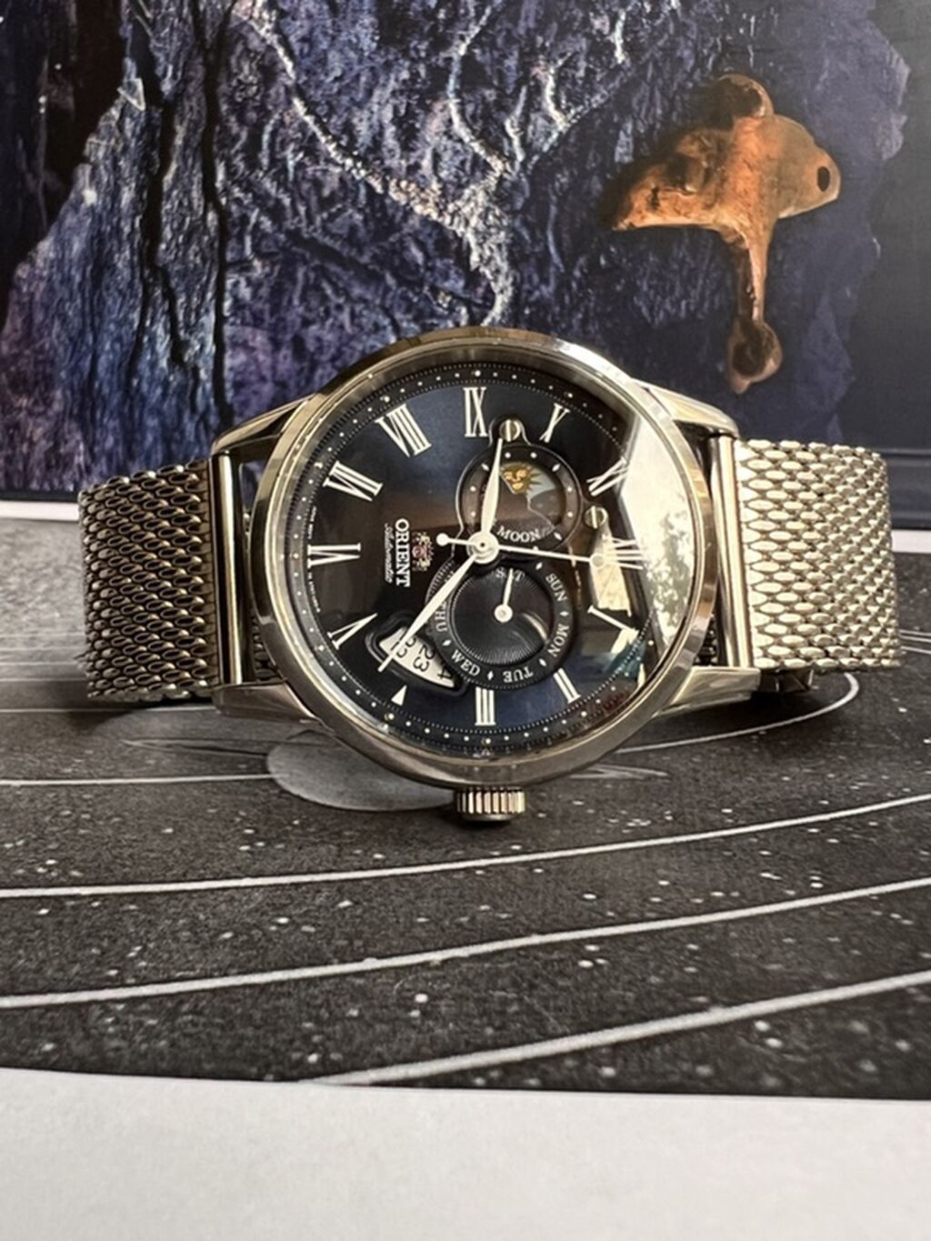 Orient Automatic с индикацией фаз Луны и дня недели - Японские: фото 6