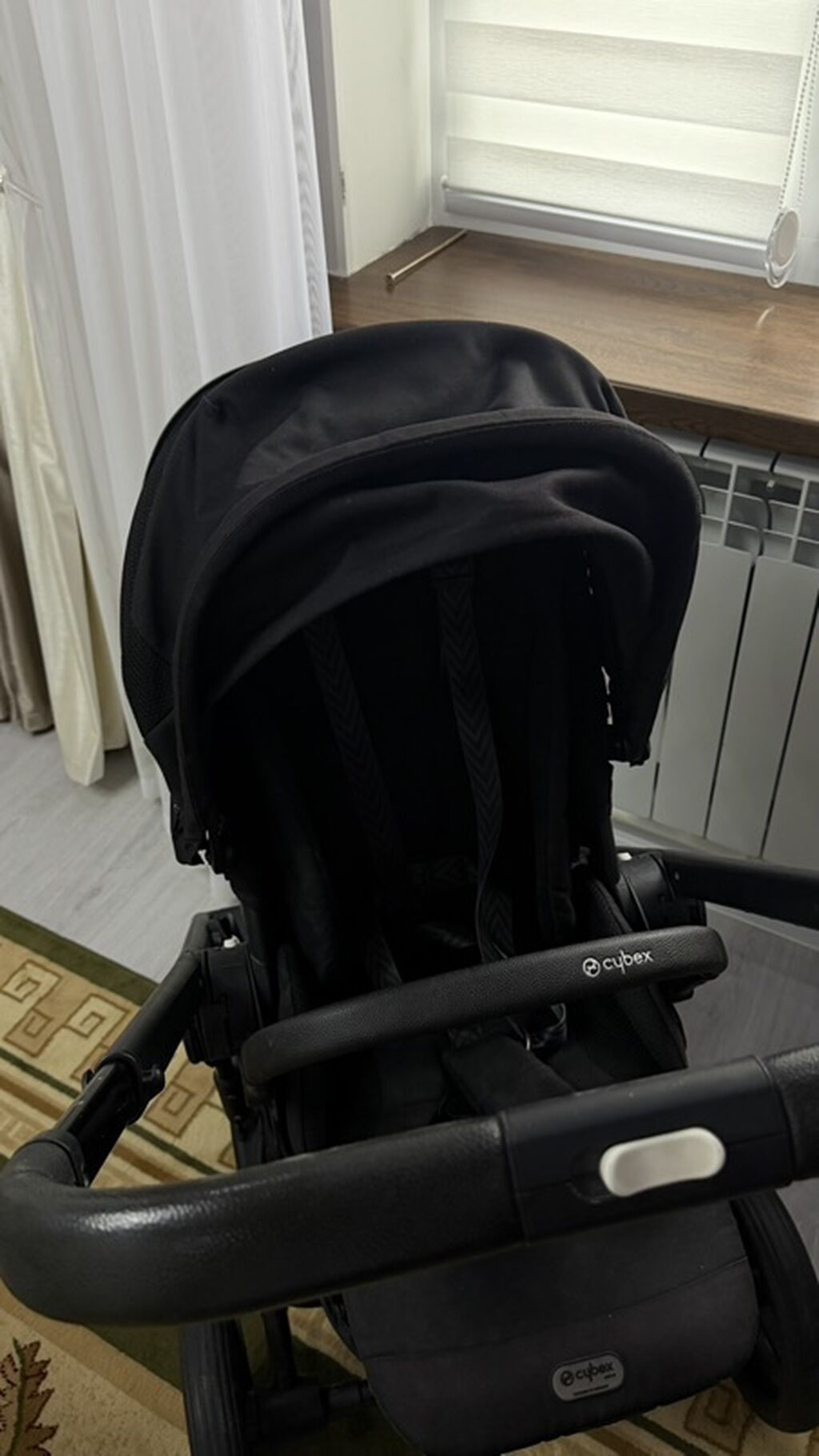 Коляска, Cybex, цвет - Черный, Б/у: фото 2