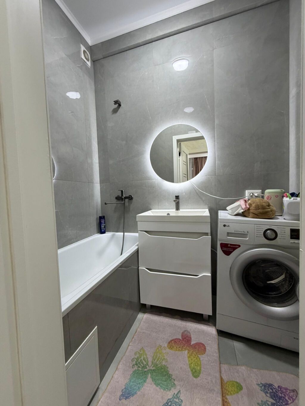 3 комнаты, 84 м², Кок-Жар мкр Элитка, 8 этаж, Дизайнерский ремонт: фото 5